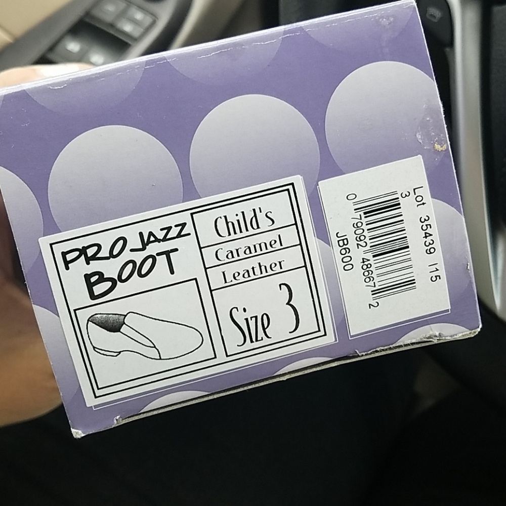 NIB Dance Class Jazz Boot Size 3